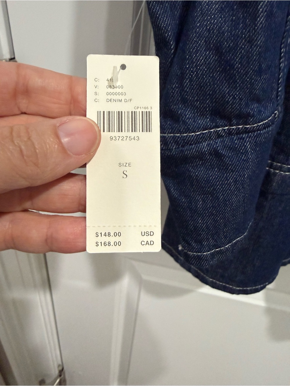 Pilco Denim Mini Shift Dress - Picture 3 of 4